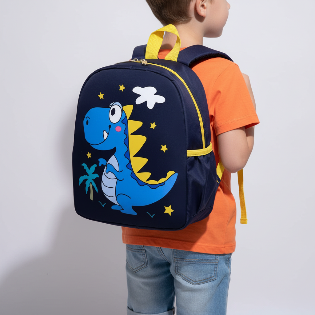 DinoTrekker Cartoon-Druck Kinderrucksack