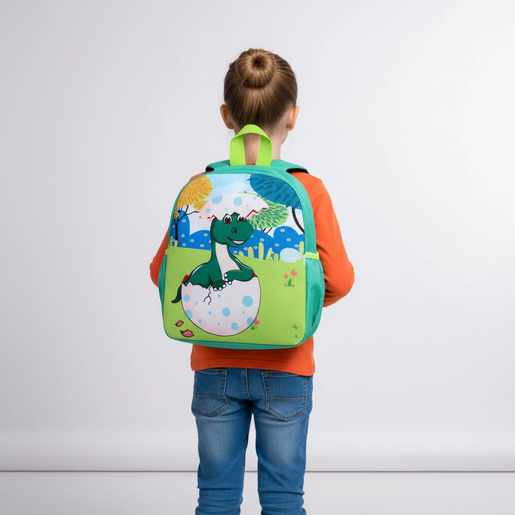DinoTrekker Cartoon-Druck Kinderrucksack