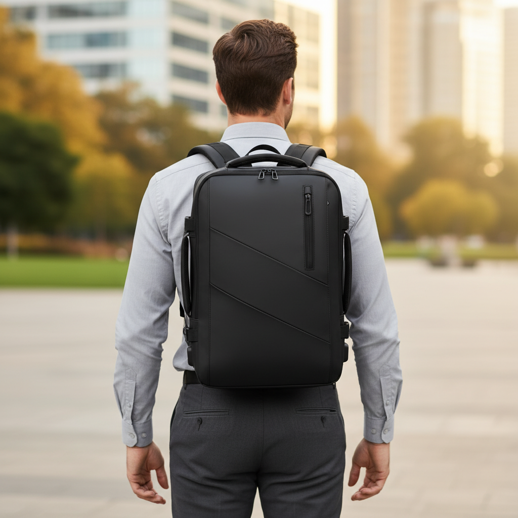 Expandable Business Laptop-Rucksack