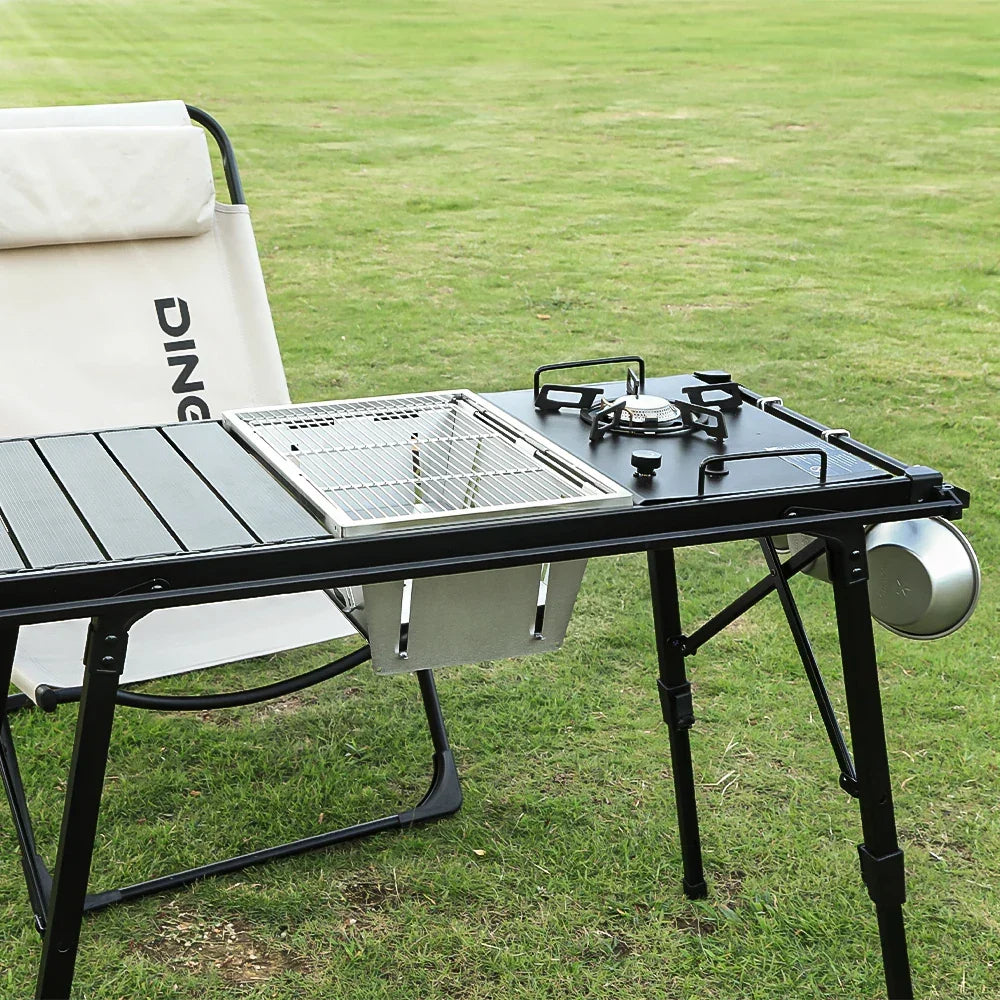 Fieldrix Klappbarer IGT-Campingtisch Mit Grill