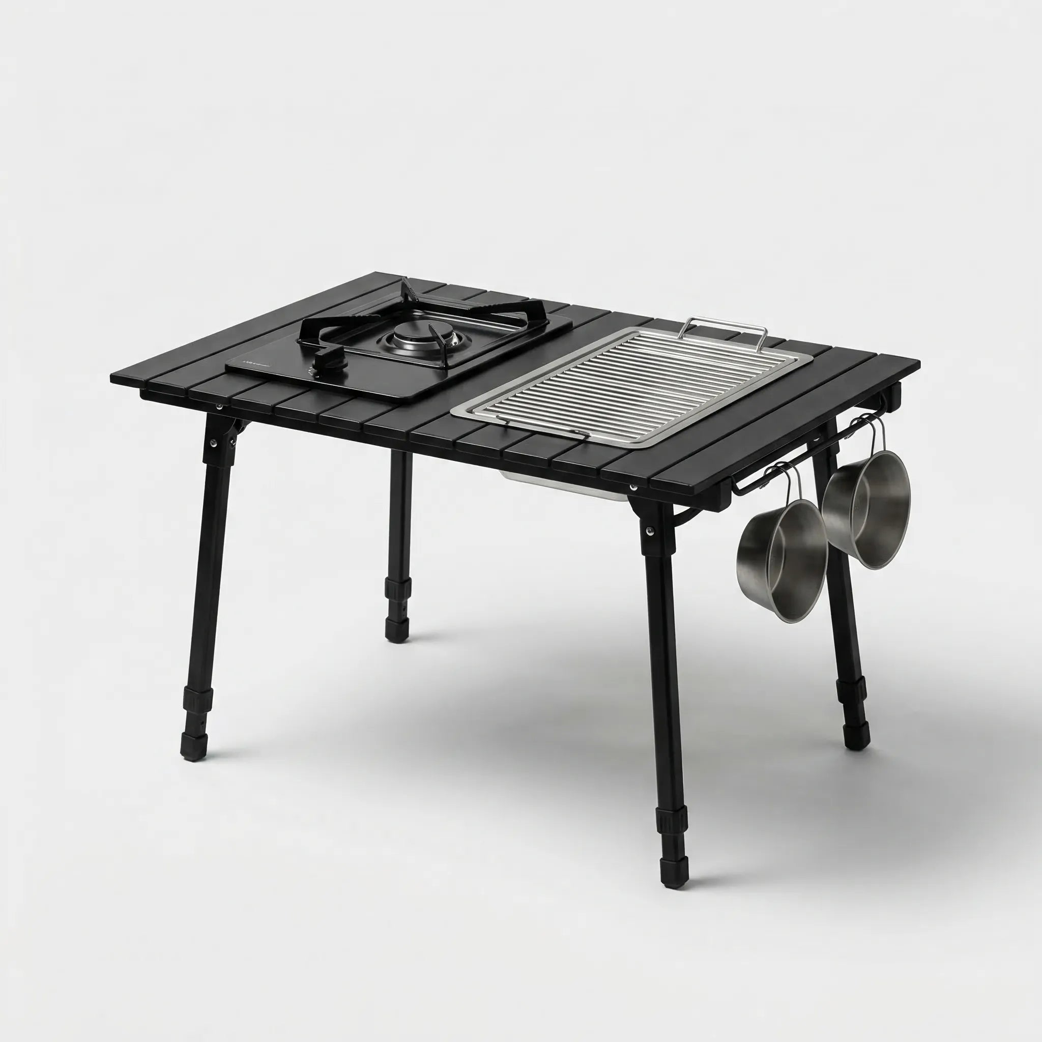 Fieldrix Klappbarer IGT-Campingtisch Mit Grill
