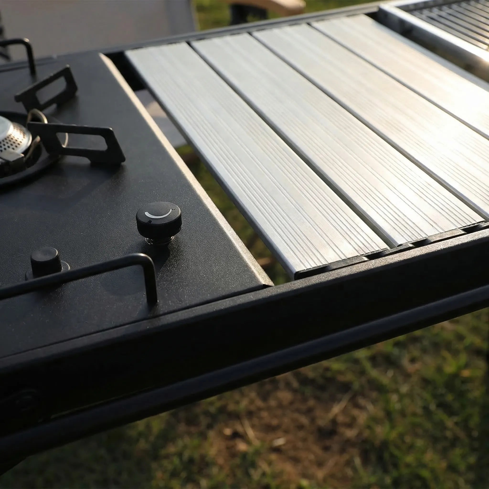 Fieldrix Klappbarer IGT-Campingtisch Mit Grill