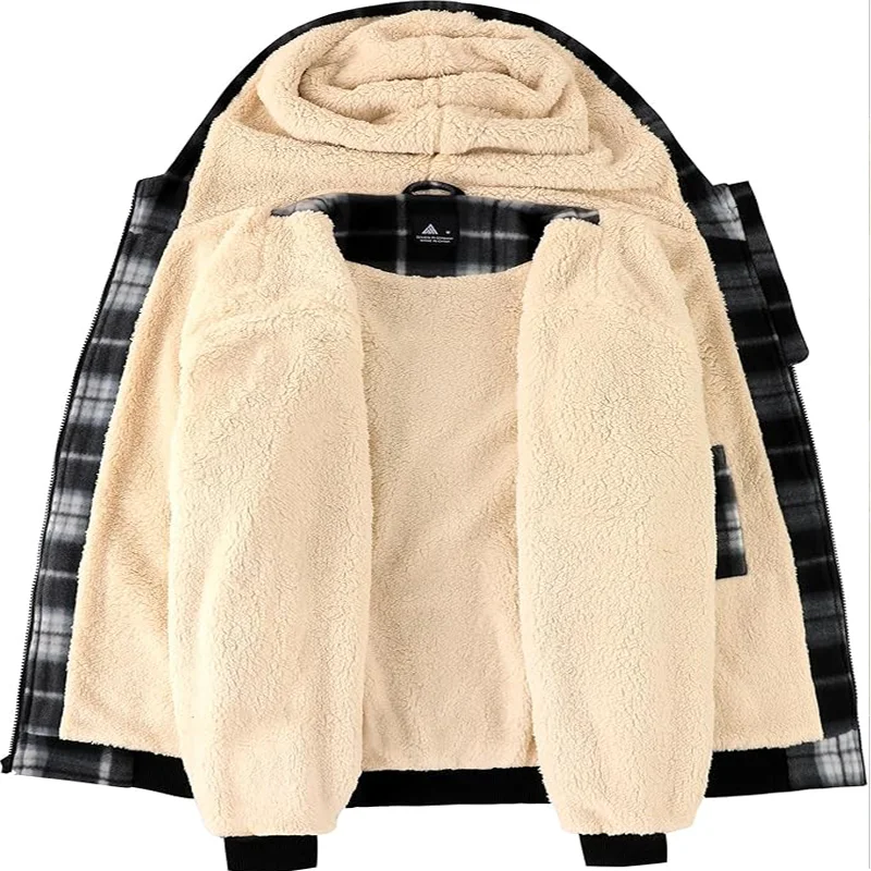 Gefütterte Kapuzenjacke