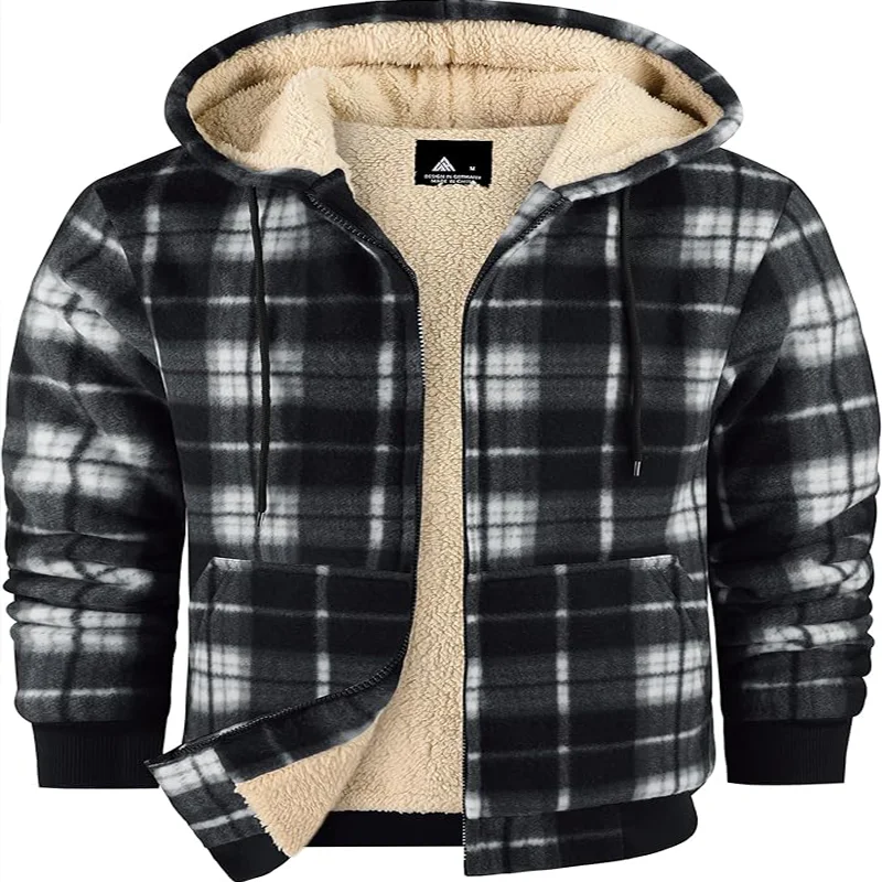 Gefütterte Kapuzenjacke