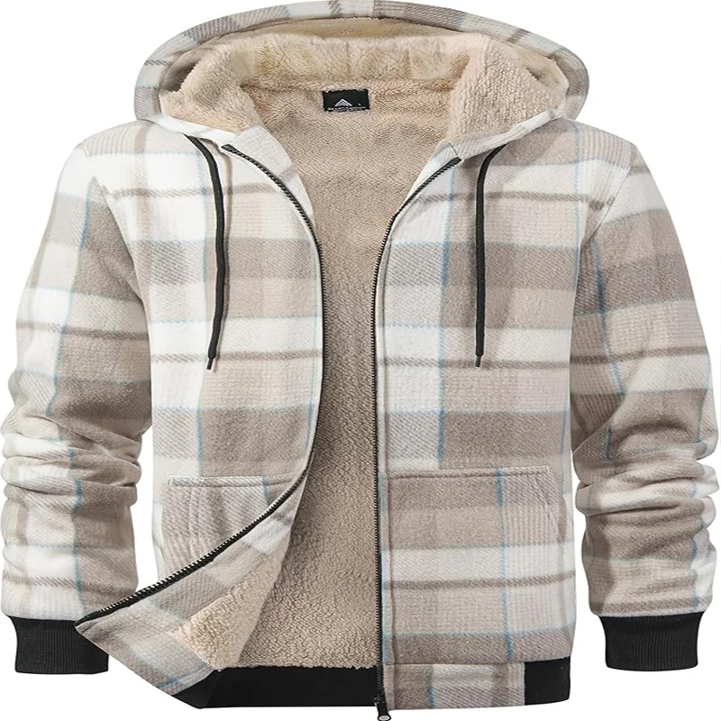 Gefütterte Kapuzenjacke
