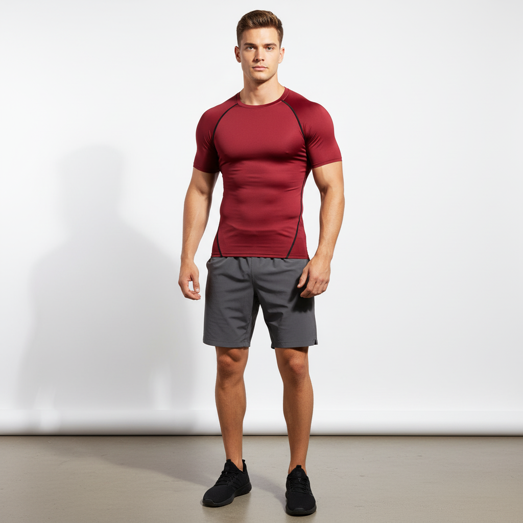 FlexionX Kurzarm-Kompressions-T-Shirt