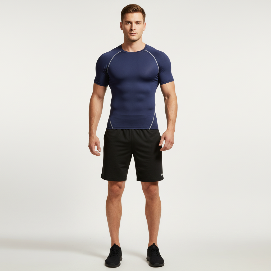 FlexionX Kurzarm-Kompressions-T-Shirt