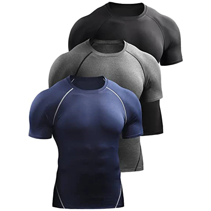FlexionX Kurzarm-Kompressions-T-Shirt