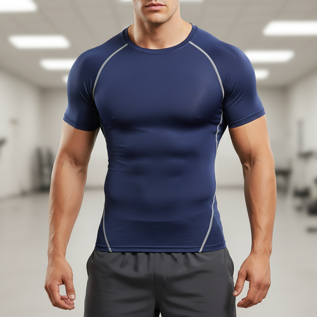 FlexionX Kurzarm-Kompressions-T-Shirt