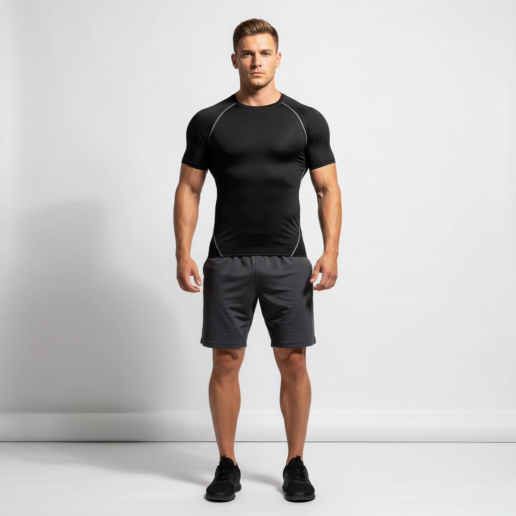 FlexionX Kurzarm-Kompressions-T-Shirt