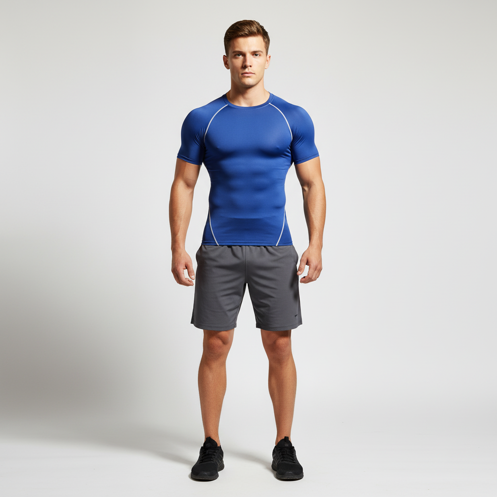 FlexionX Kurzarm-Kompressions-T-Shirt