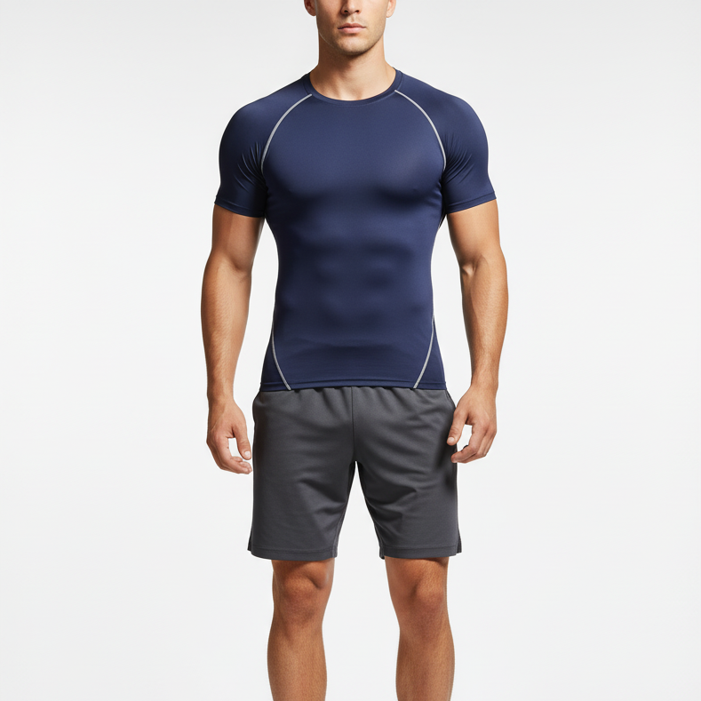 FlexionX Kurzarm-Kompressions-T-Shirt