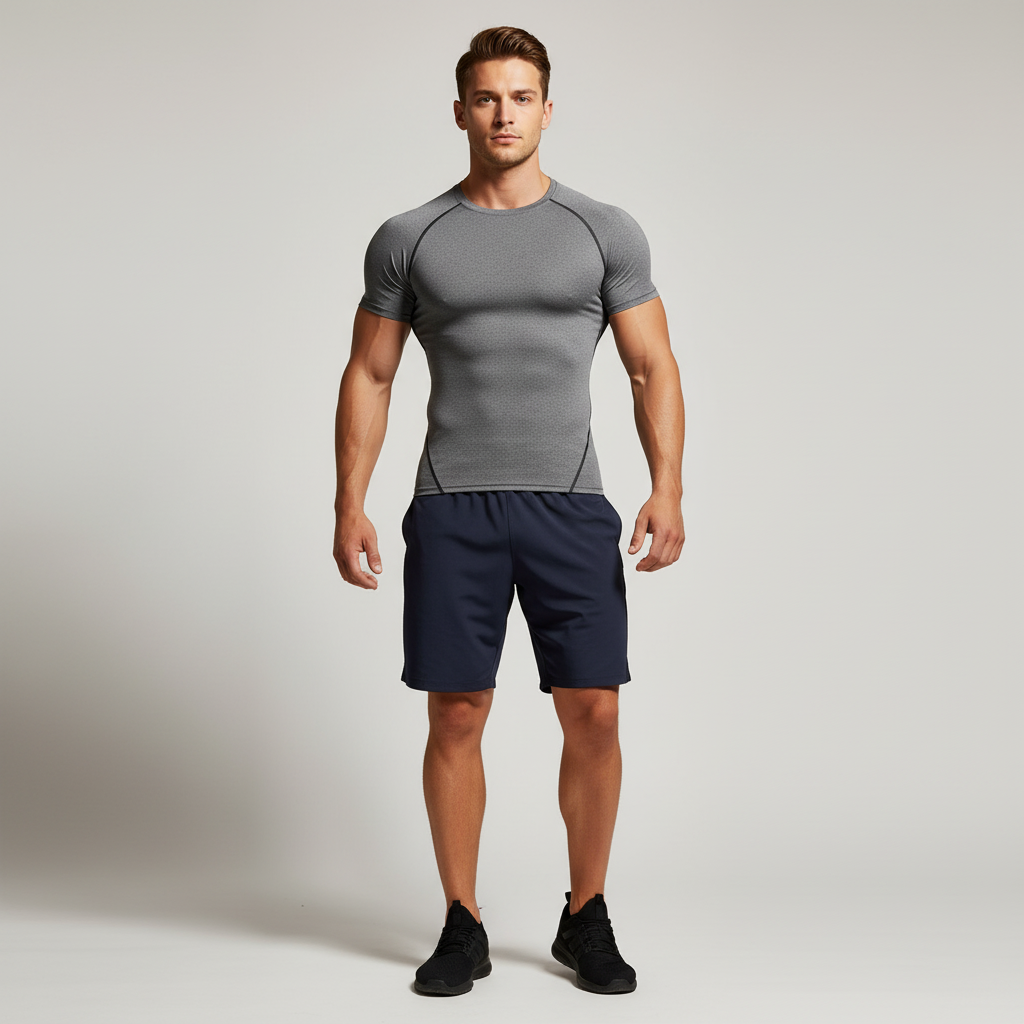 FlexionX Kurzarm-Kompressions-T-Shirt