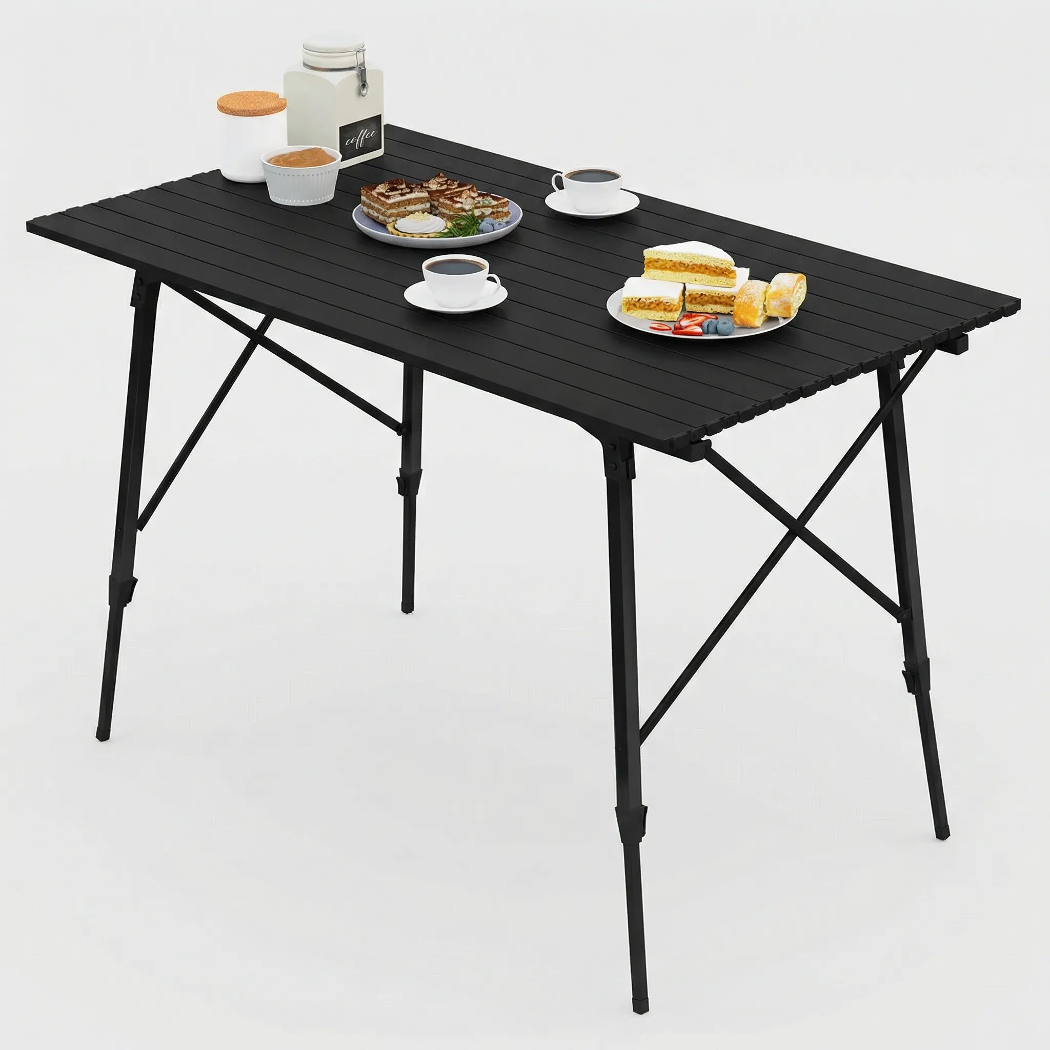 Foldique Verstellbarer Klapp-Campingtisch