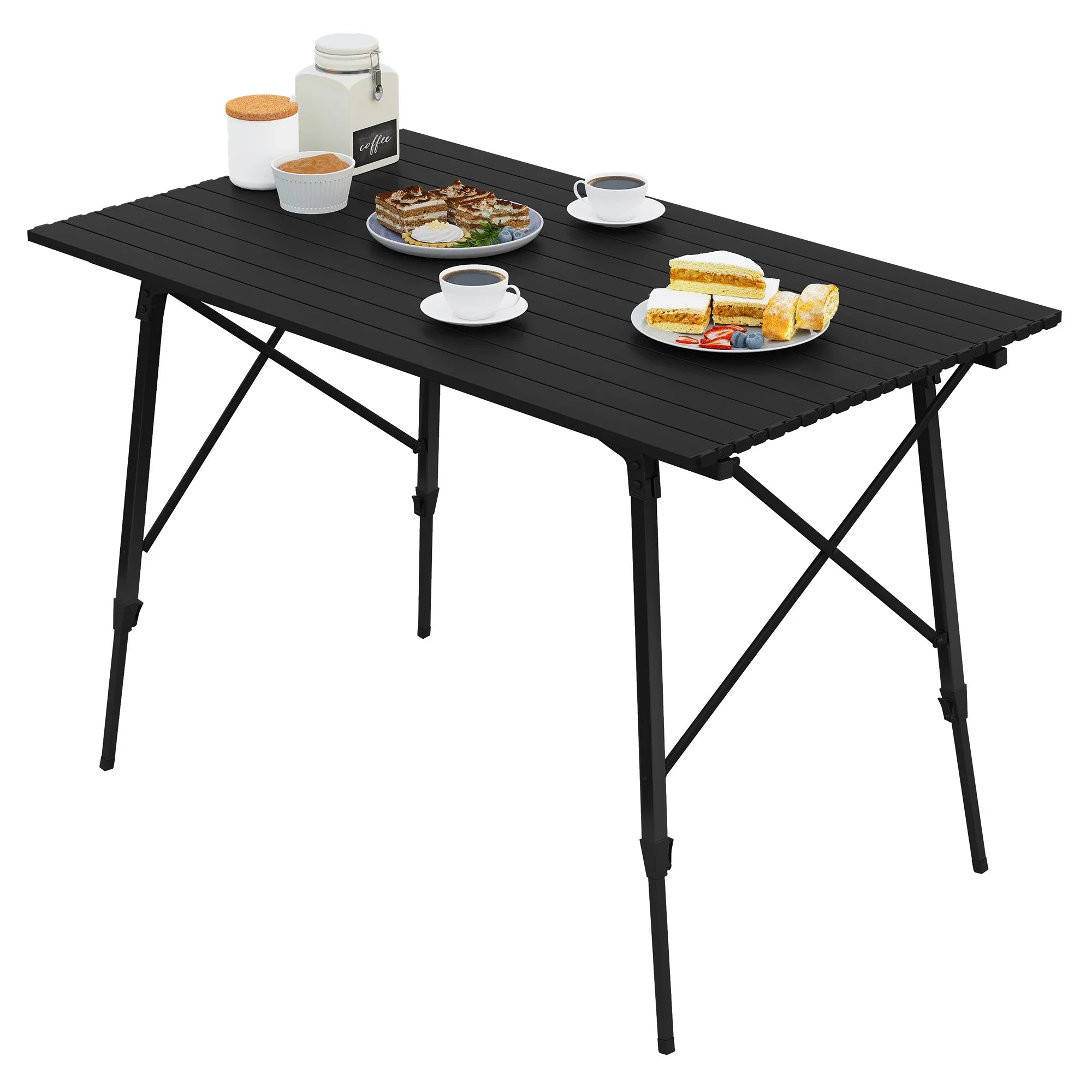 Foldique Verstellbarer Klapp-Campingtisch