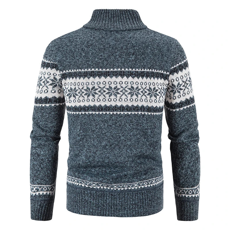 Strickcardigan mit durchgehendem Reißverschluss