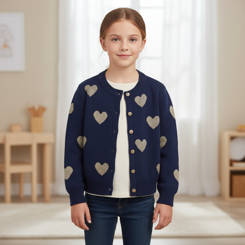 Meadow Kinder Strickjacke