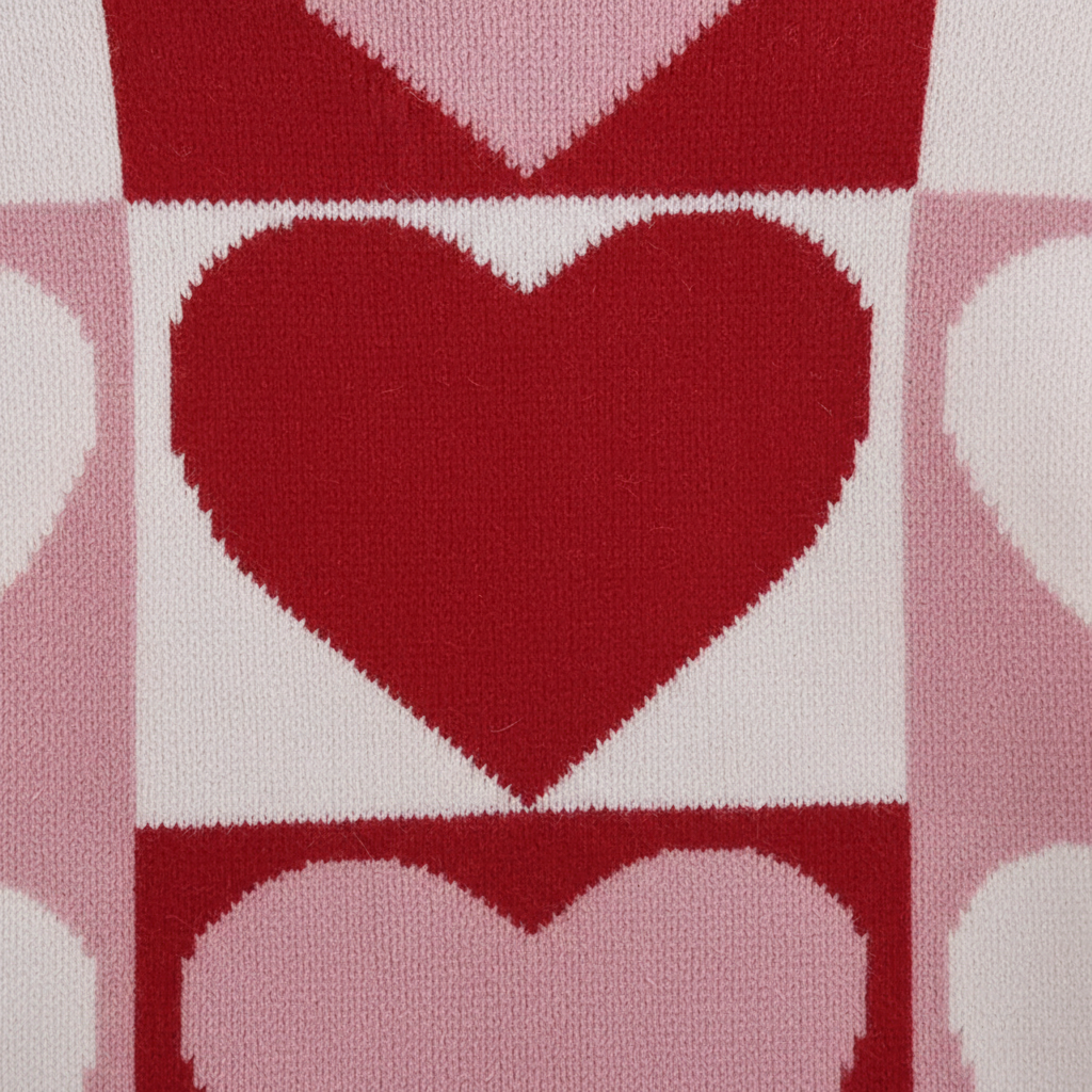 Mädchen Gestrickter Rundhalspullover