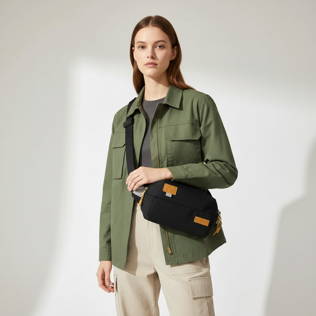 Harajuno Lässige Crossbody-Hip‑Bag