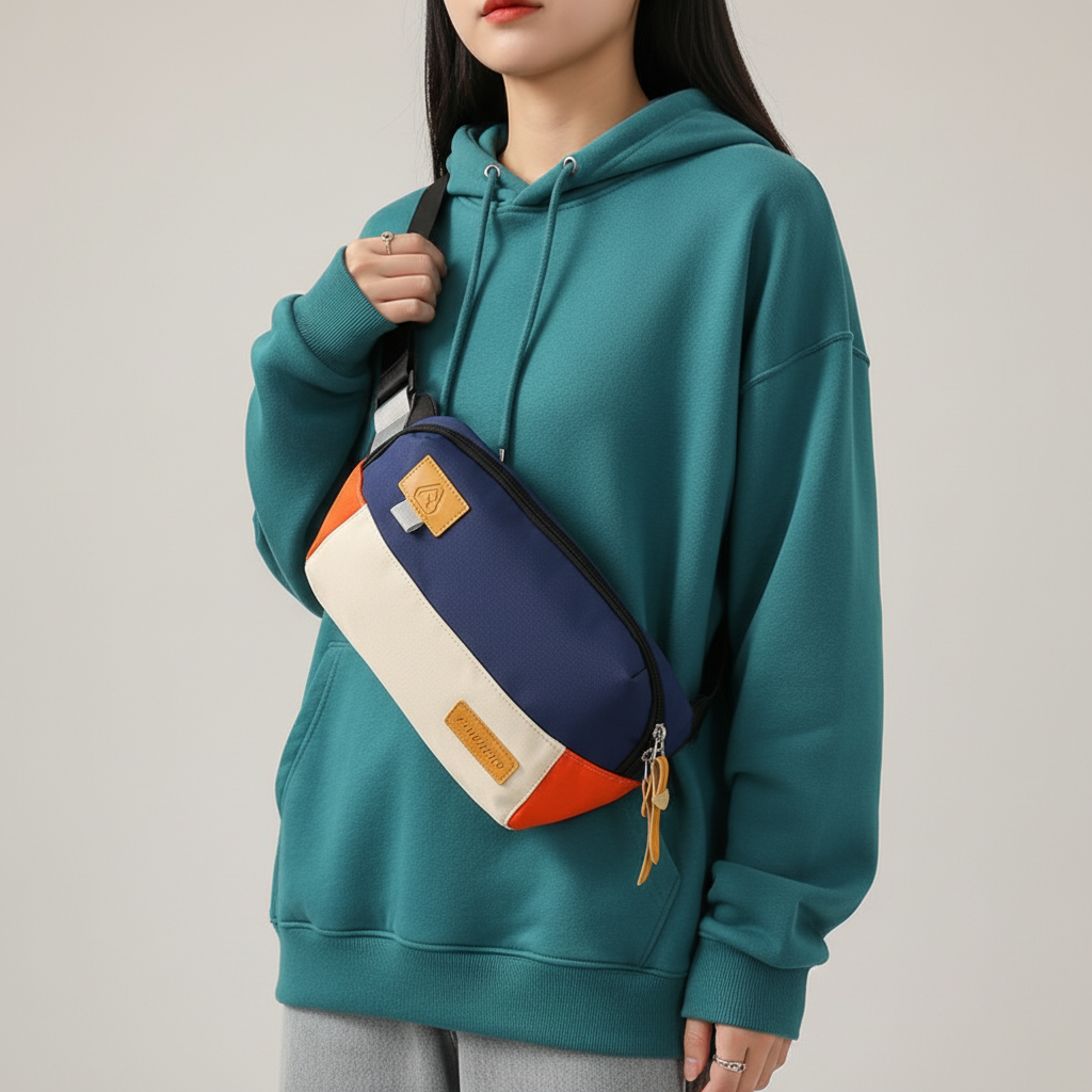 Harajuno Lässige Crossbody-Hip‑Bag