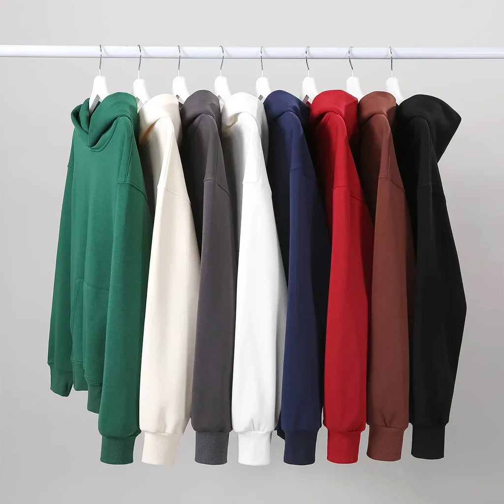 Schwerer Baumwoll-Hoodie
