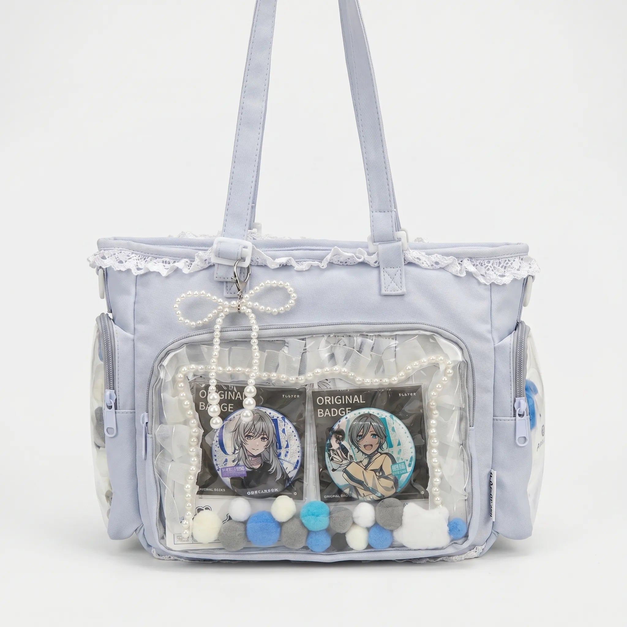 Itavelle Japanischer Itabag Mit Transparentem Display-Fenster