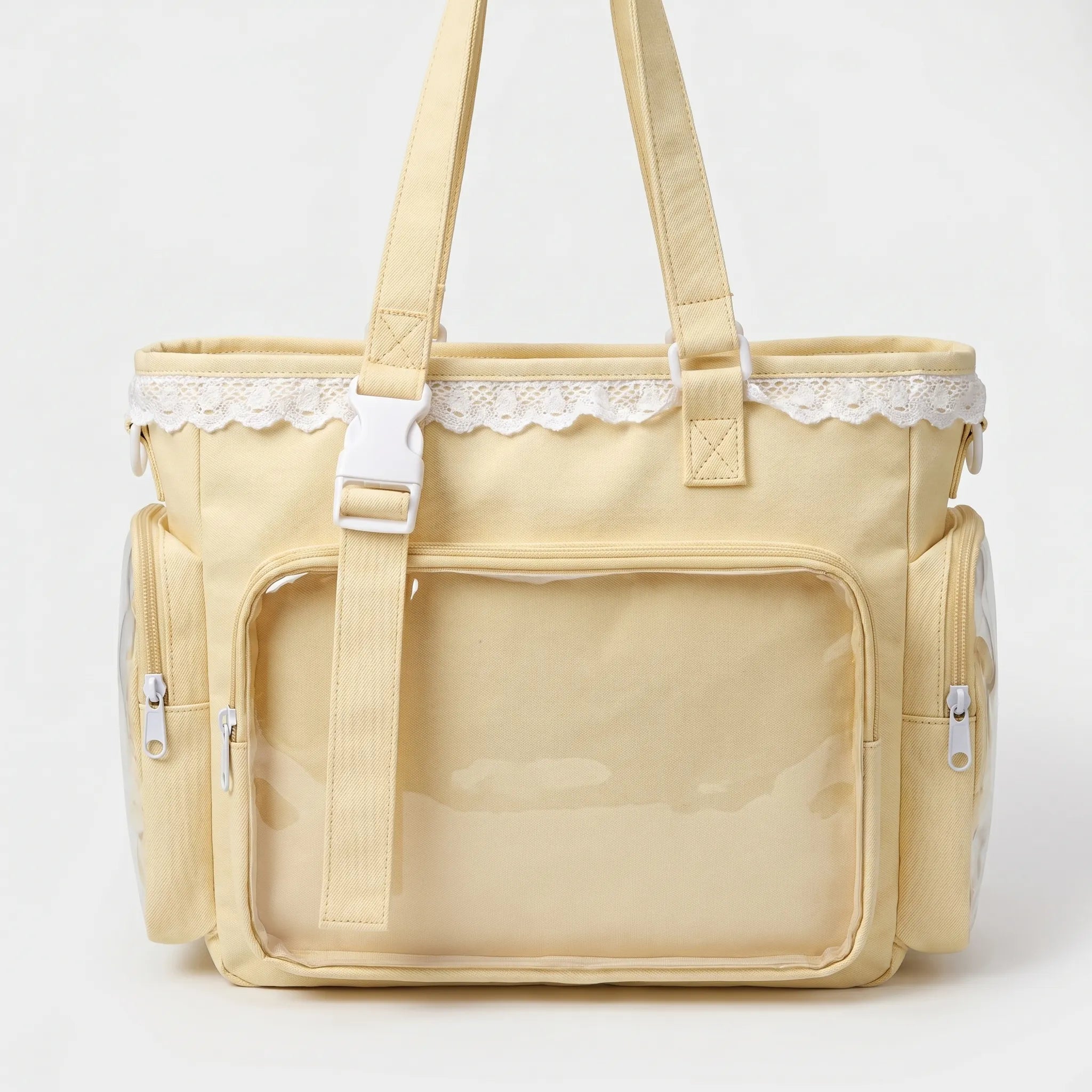 Itavelle Japanischer Itabag Mit Transparentem Display-Fenster