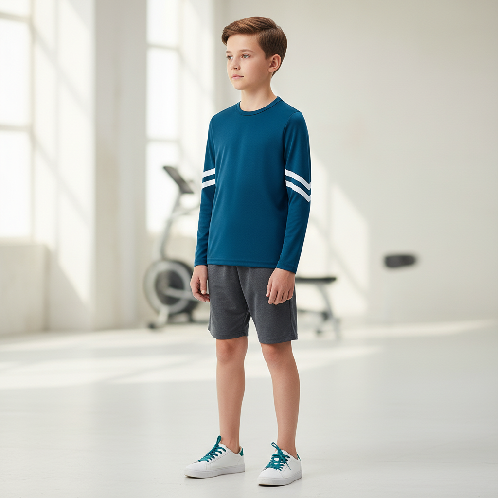 KidSprint Langarm-Sportshirt