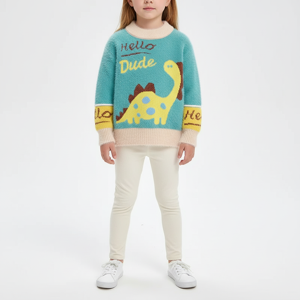 Kinder Cartoon-Pullover