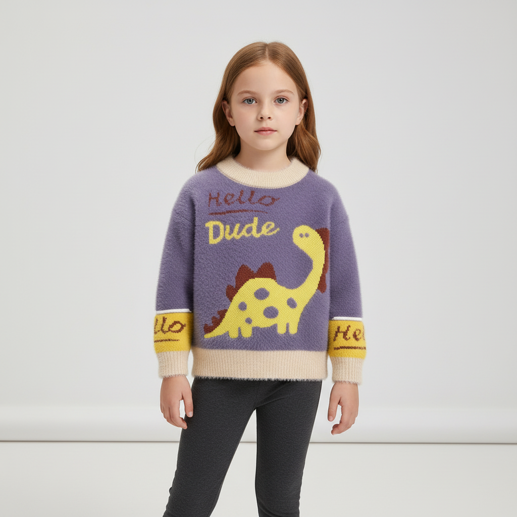 Kinder Cartoon-Pullover