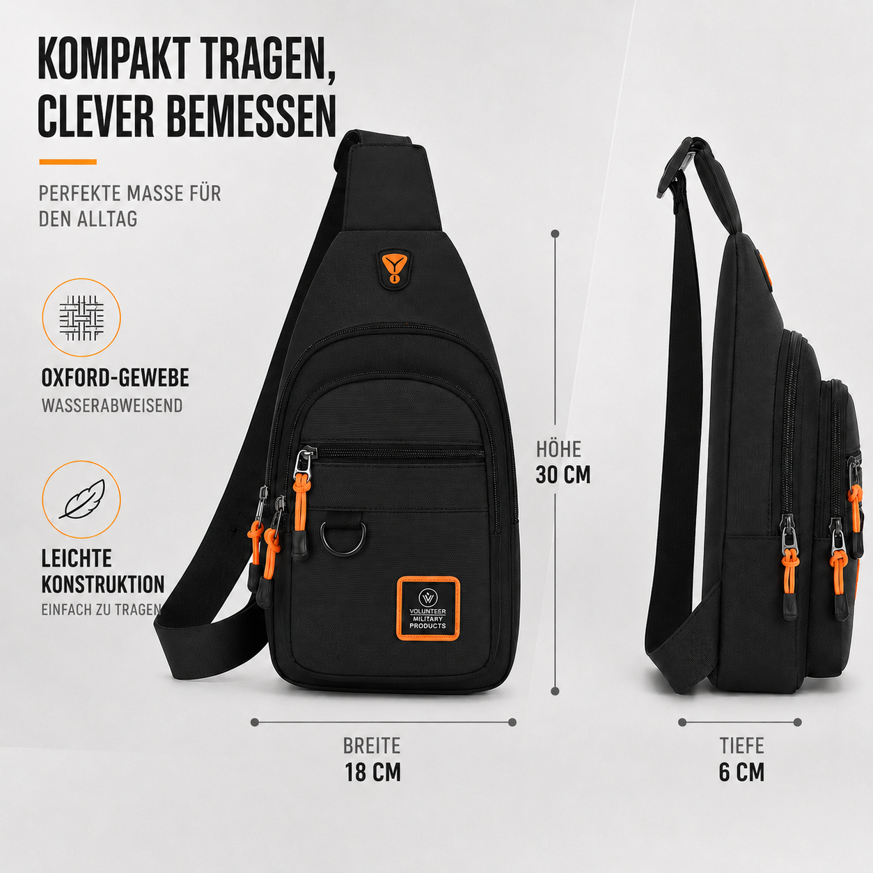 Kleine Crossbody-Umhängetasche