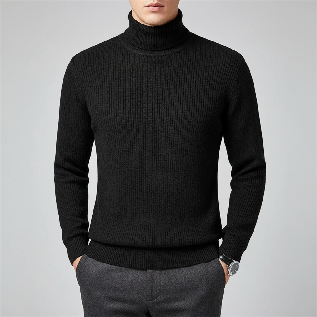 Strick Rollkragenpullover