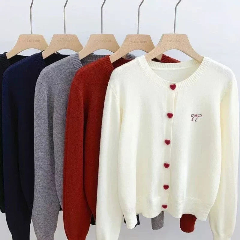 Strickjacke aus Mischgewebe