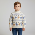 Gefütterter Strickpullover