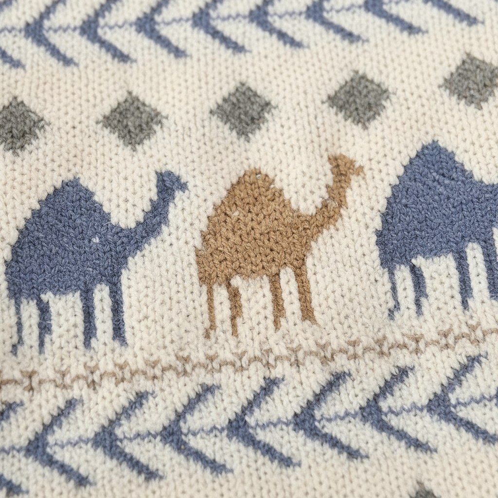 Gefütterter Strickpullover