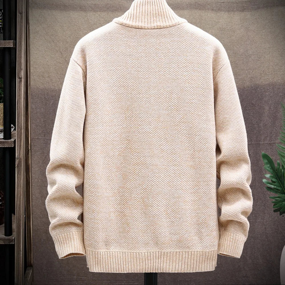 Strickcardigan mit Reißverschluss vorne