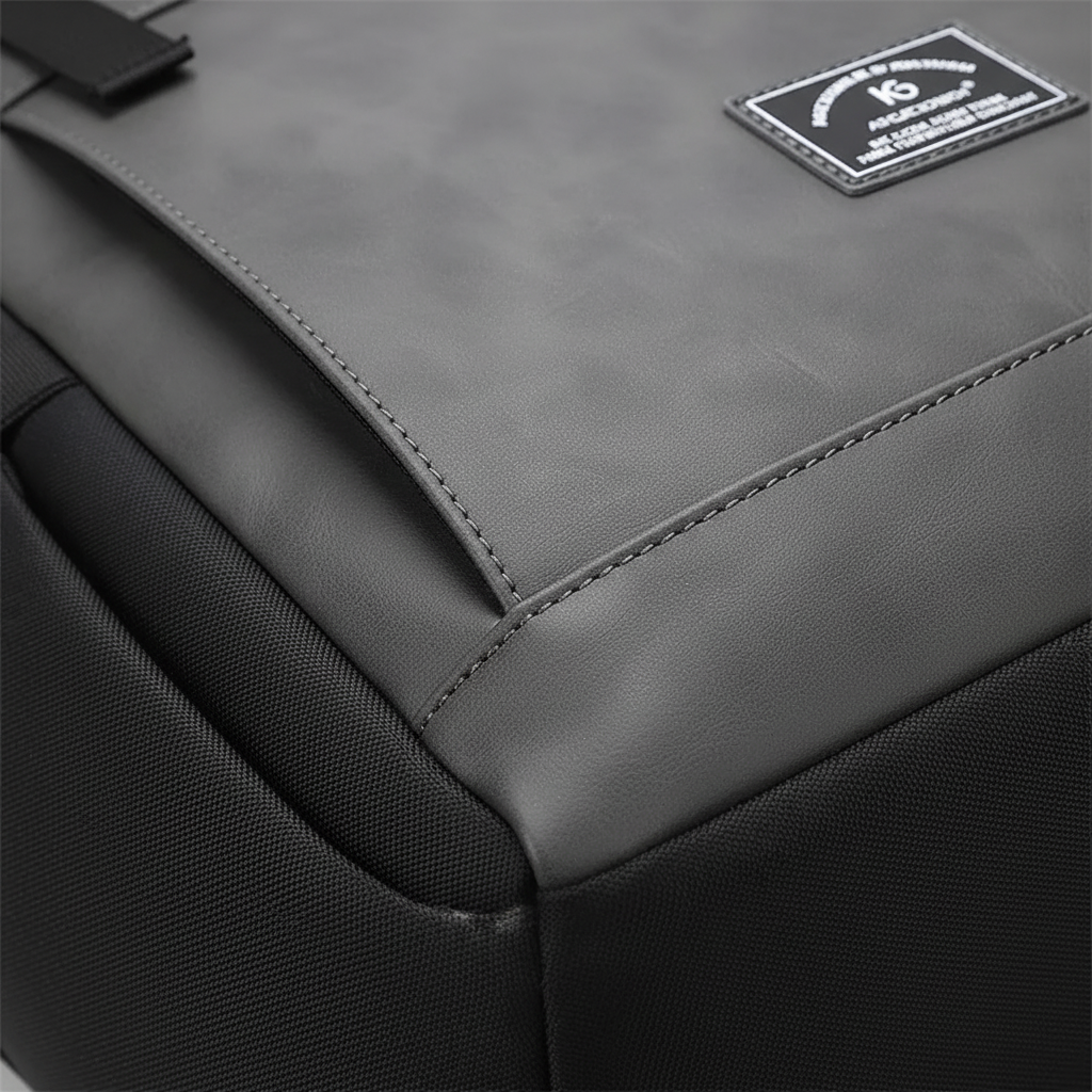 Rolltop-Rucksack mit großem Fassungsvermögen