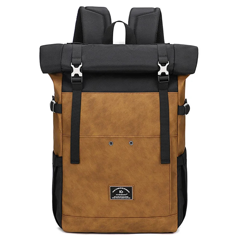 Rolltop-Rucksack mit großem Fassungsvermögen