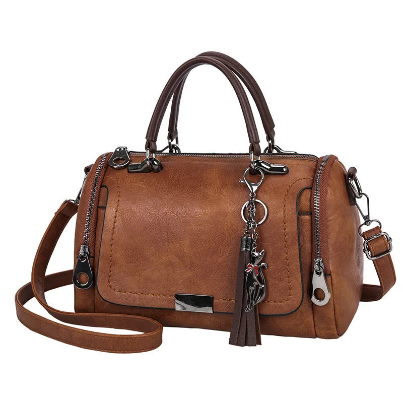 Schultertasche mit großem Fassungsvermögen