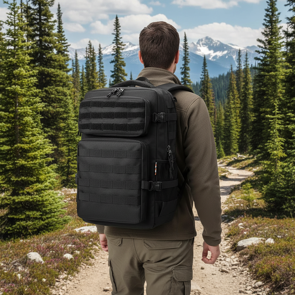 Großvolumiger taktischer Rucksack