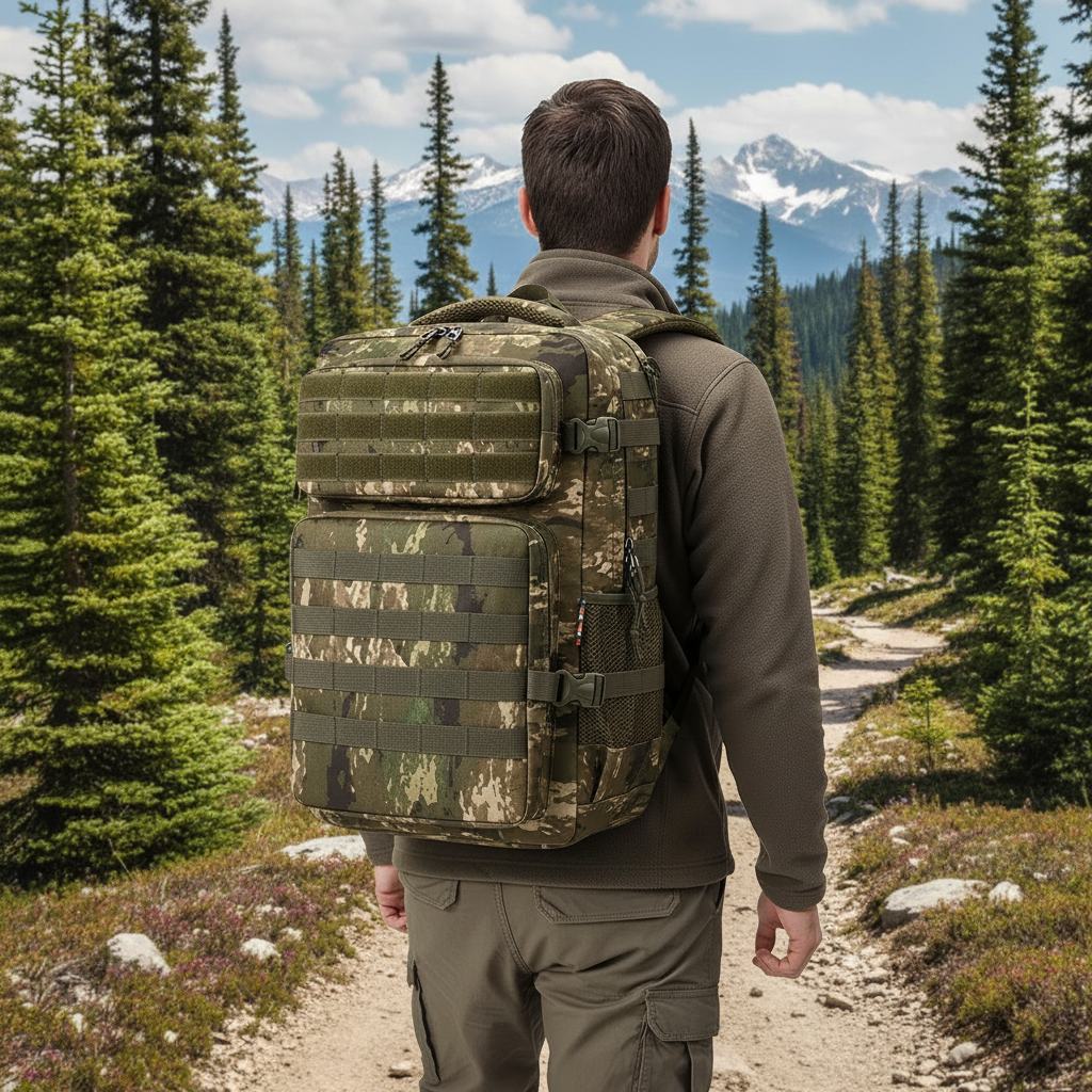Großvolumiger taktischer Rucksack