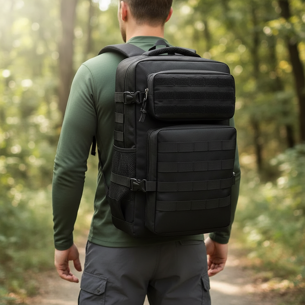 Großvolumiger taktischer Rucksack