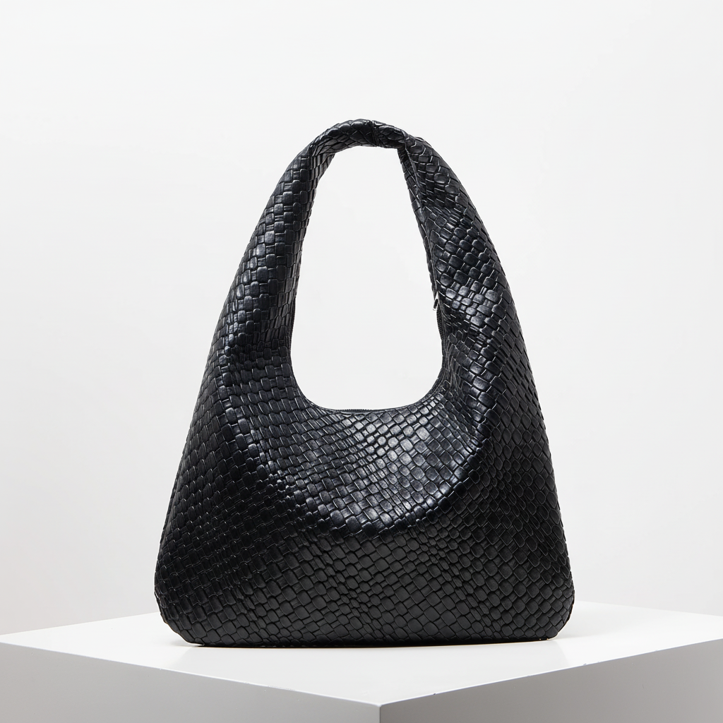 Große Halbmond-Schultertasche
