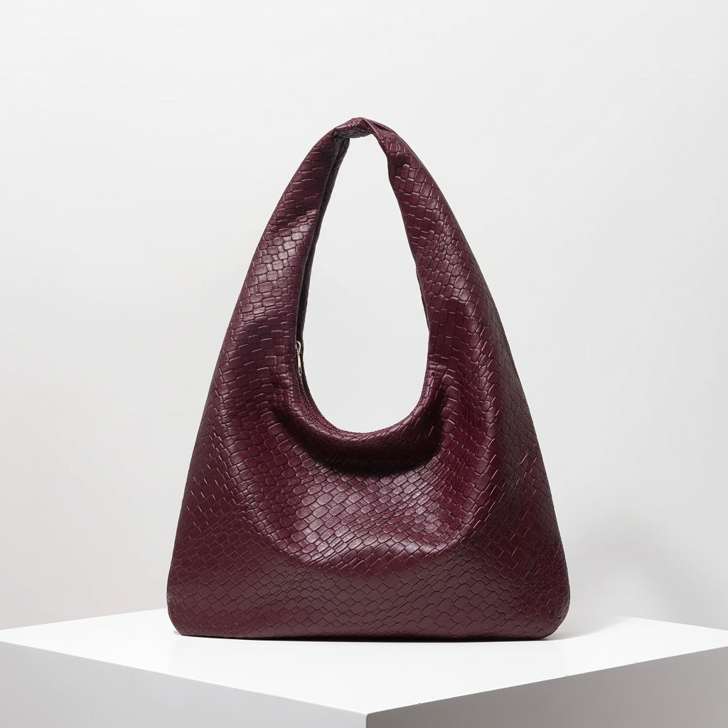 Große Halbmond-Schultertasche
