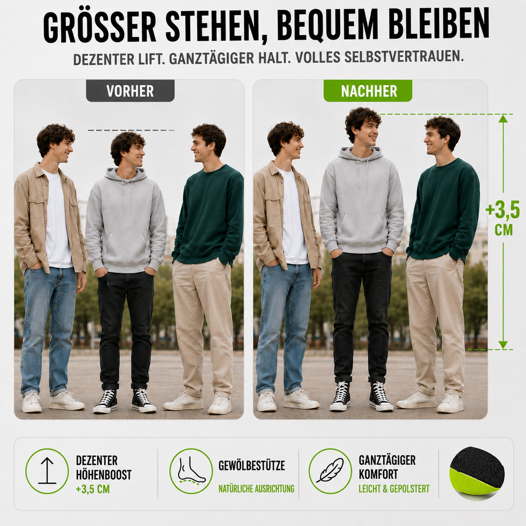 Liftiva Gepolsterte Erhöhungssohle