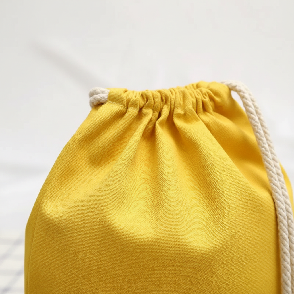 Linenovo Weiches Leinen-Zugbeutel-Rucksack
