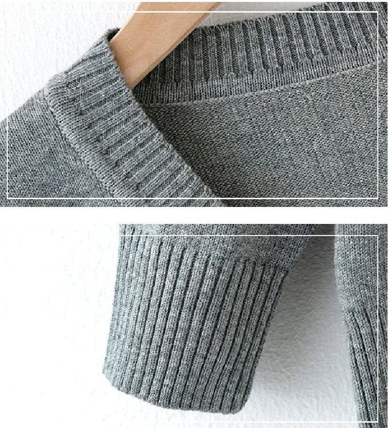 Langarm Strickjacke aus Materialmischung