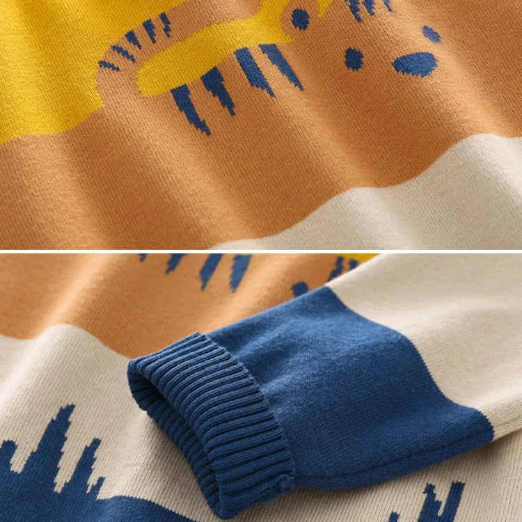 Langarm Pullover