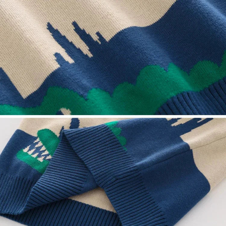 Langarm Pullover