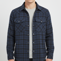 Langarm-Flanellhemd mit Karo-Muster